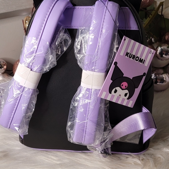 Sanrio Kuromi Loungefly Backpack New - Picture 5 of 7